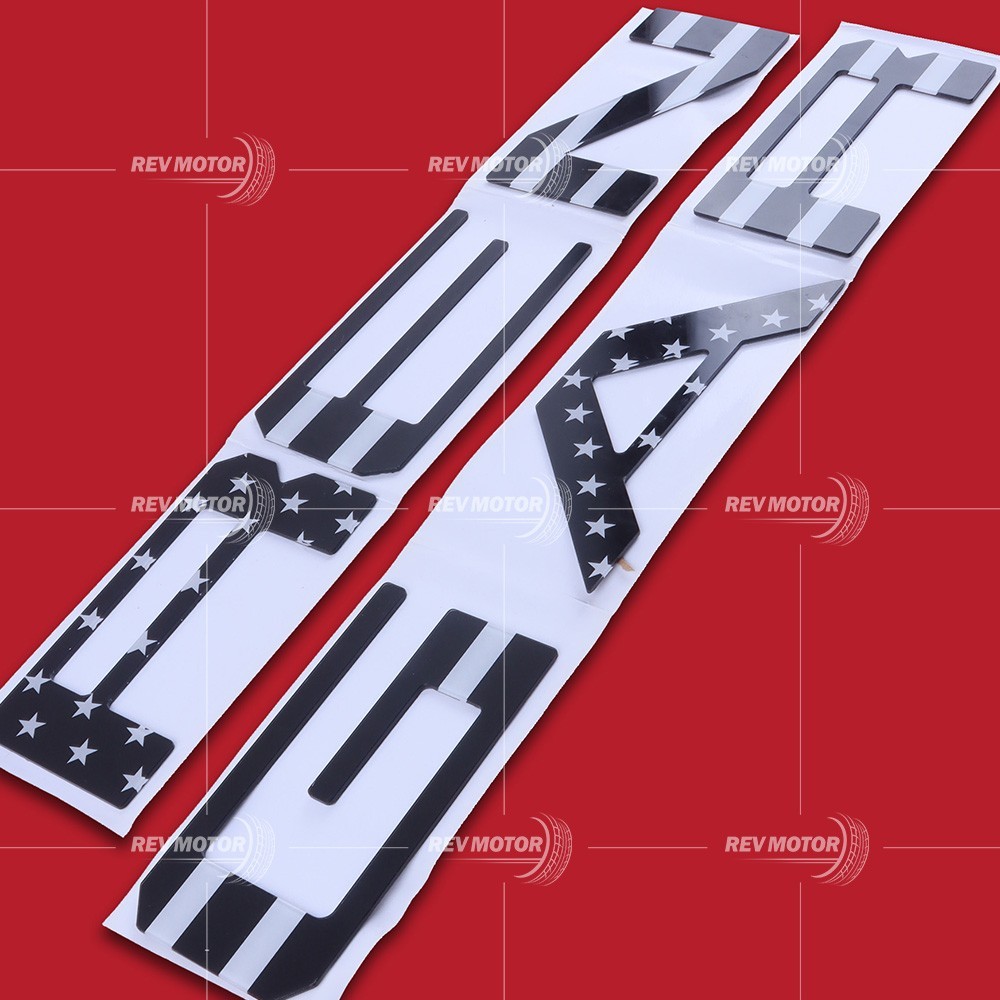 3D Raised US Flag Rear Tailgate Letter Emblem For Ranger 2019-2023 Insert Decal