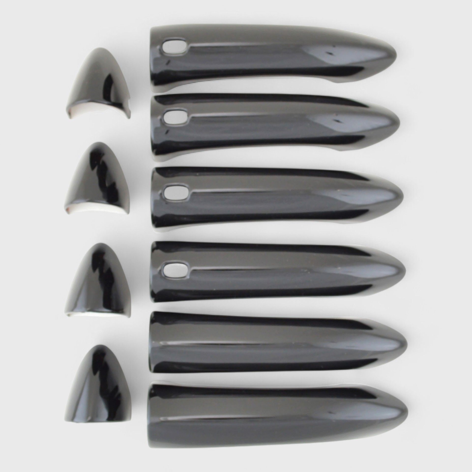 Patented Snap-On Black Door Handle Cover for 17-23 Buick Envision W/SMARTKEY