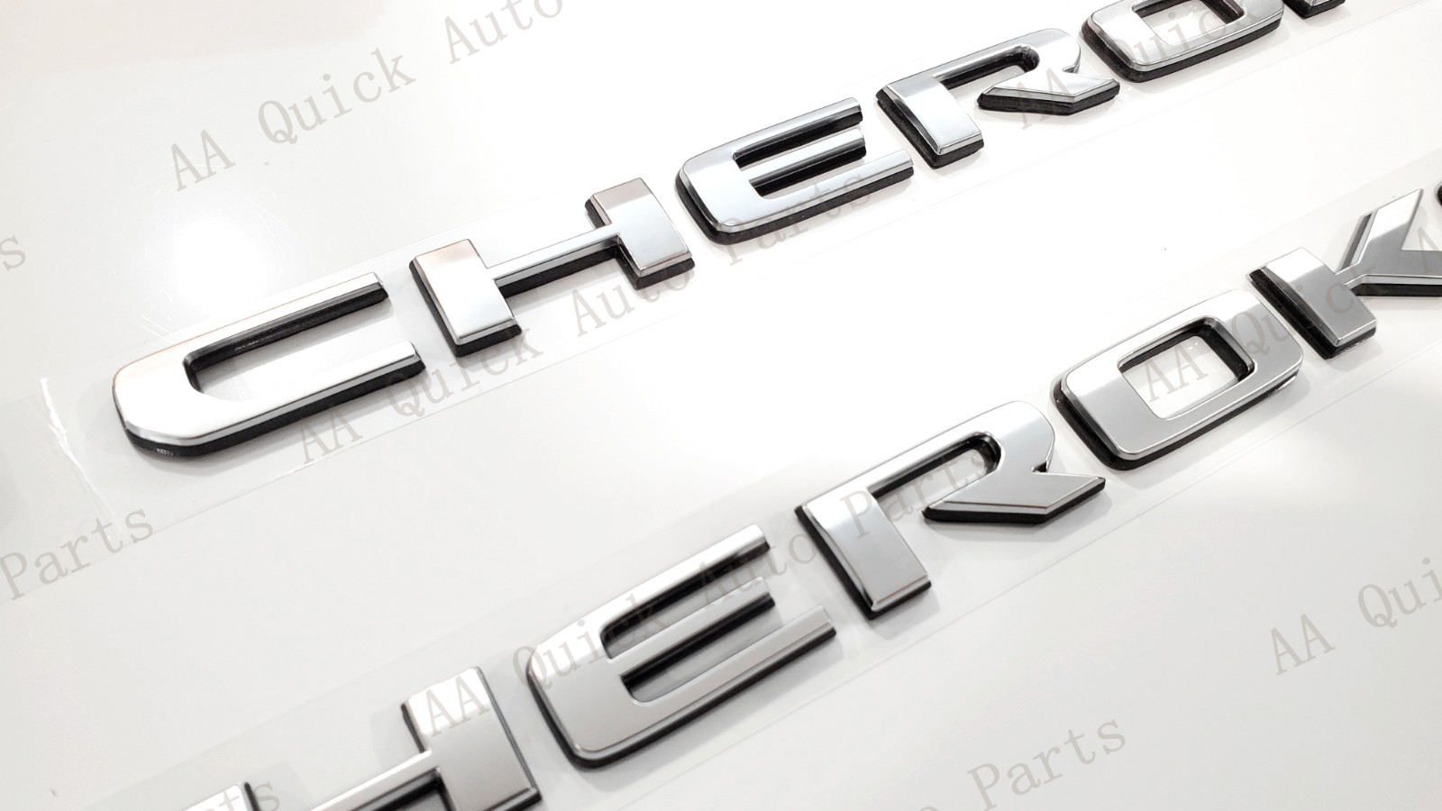 Replacement 2PCS Chrome Gray Side Door Grand Cherokee Emblems Badge 2021 & Up
