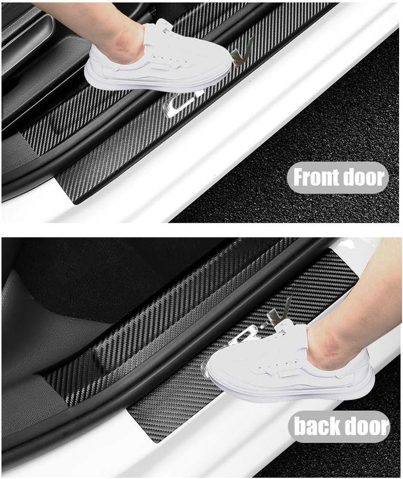 Durable Carbon Fiber Welcome Pedal Protectors for Honda CRV 2006-2026 – 4PCS