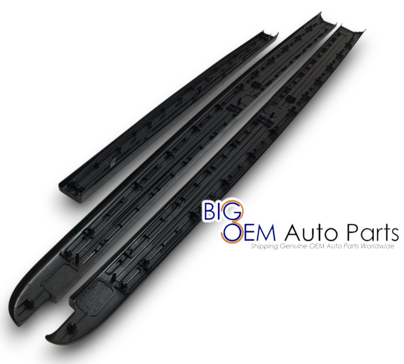 2009-2014 Ford F150 8′ Long Bed Rail & Tailgate Cap Molding Kit 3 piece Set OEM