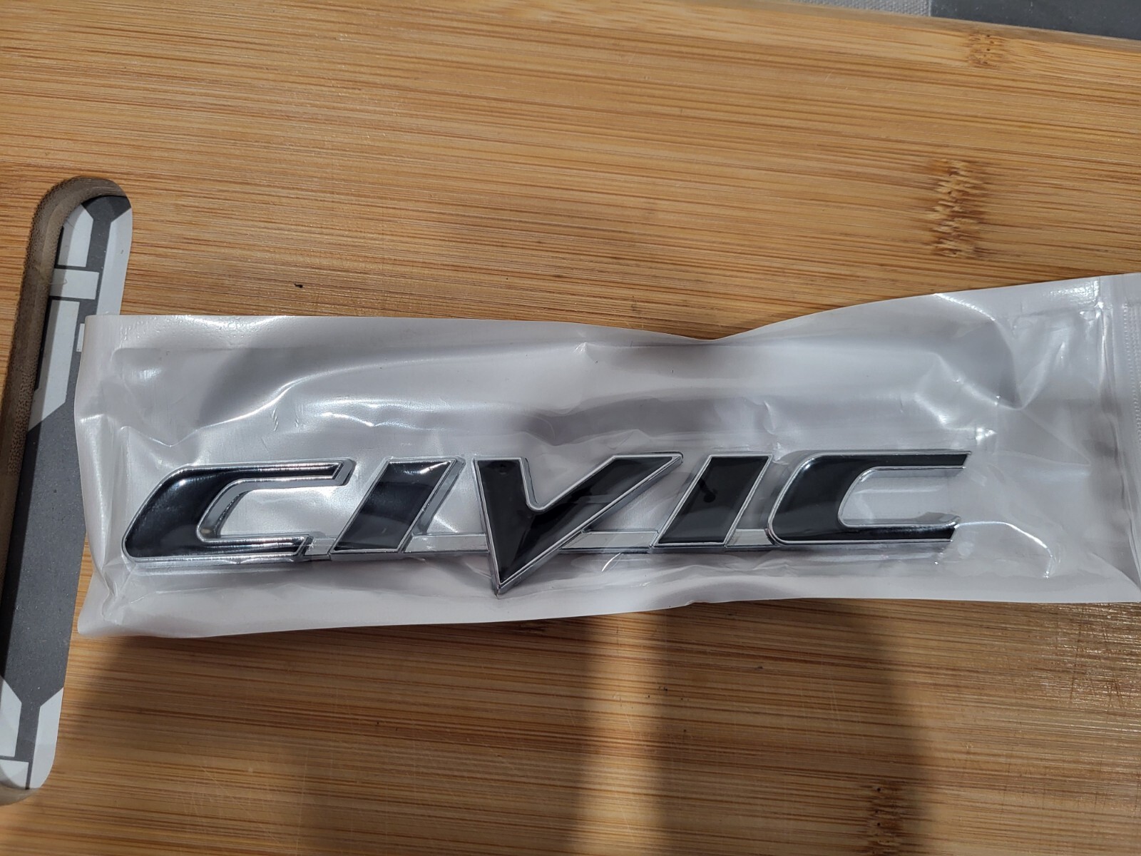 Honda CIVIC Rear Trunk Car 3D Black Letter Emblem Badge any year