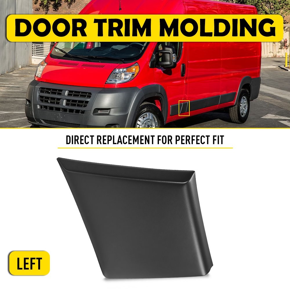 For Ram Promaster 2014-2018 Front Door Trim Body Molding Cover Front Driver Side