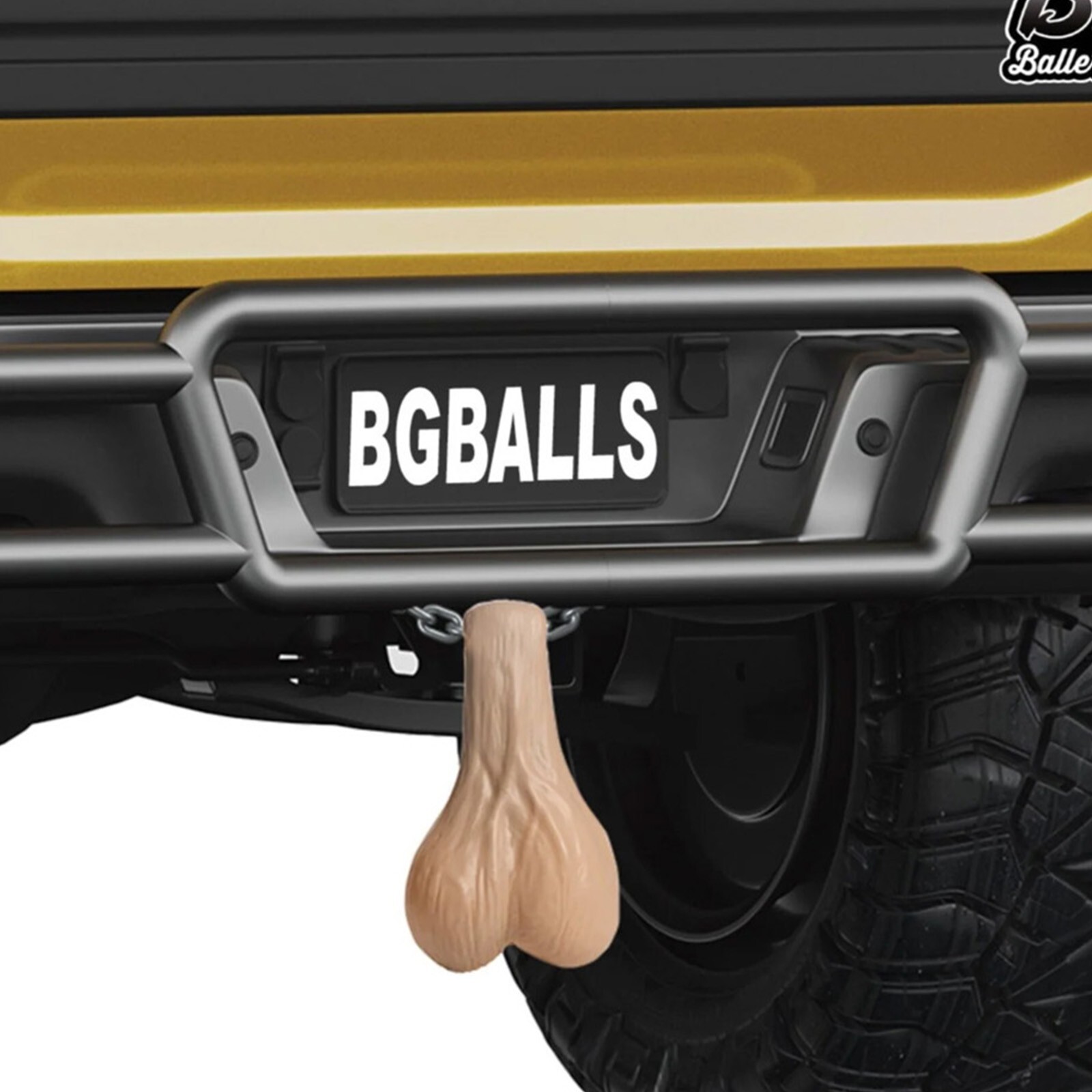 Truck Nut Car Hanger Fake Testicle, Funny Testicle Decoration Christmas Ornament