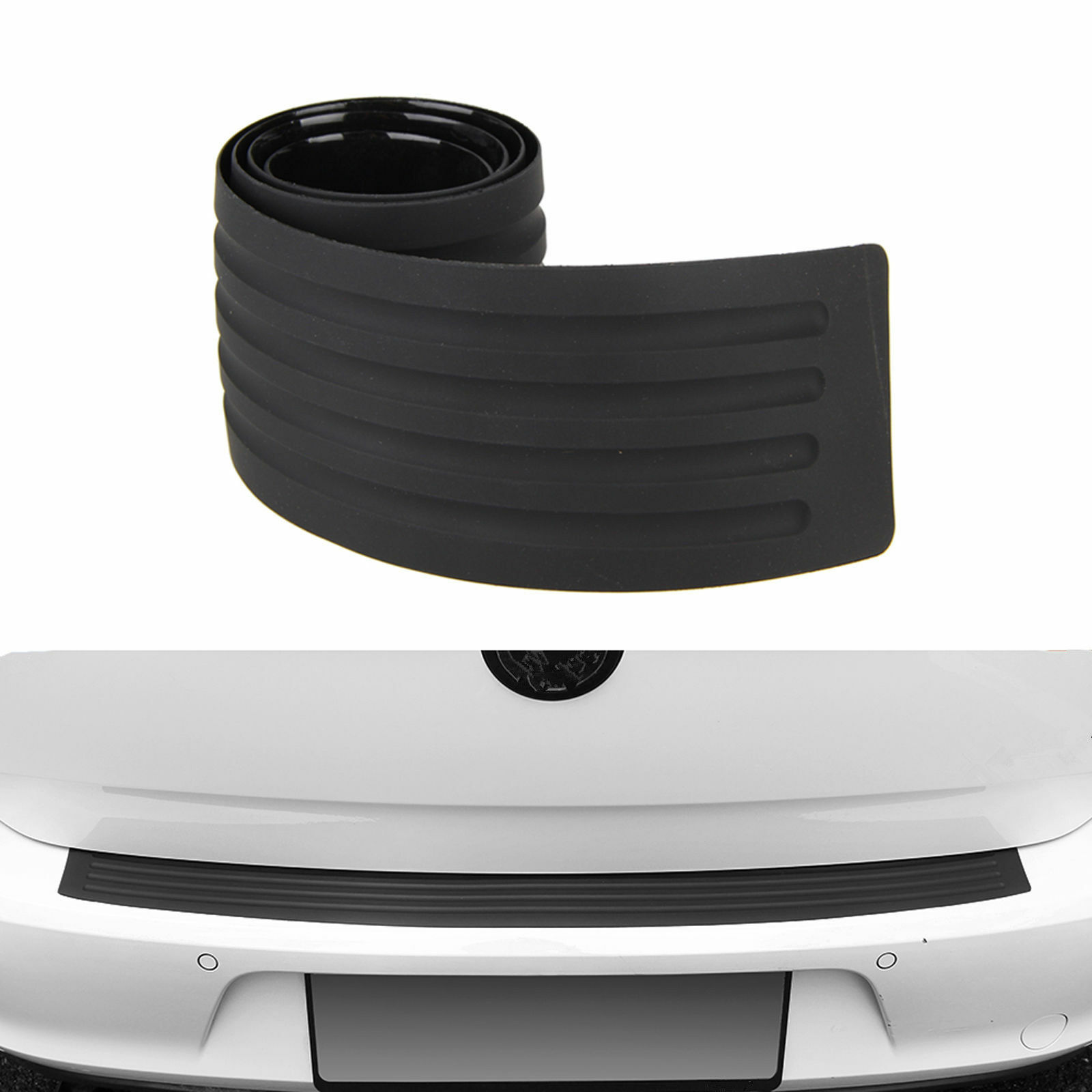 Car Anti-Scratch Pickup Rear Guard Bumper Protector Trim Cover Pad For Nissan