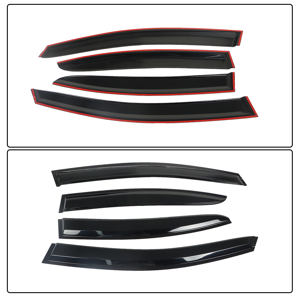 Window Visors Deflector Guard Acrylic Visor Guard Fit For 2015-19 Subaru WRX STI
