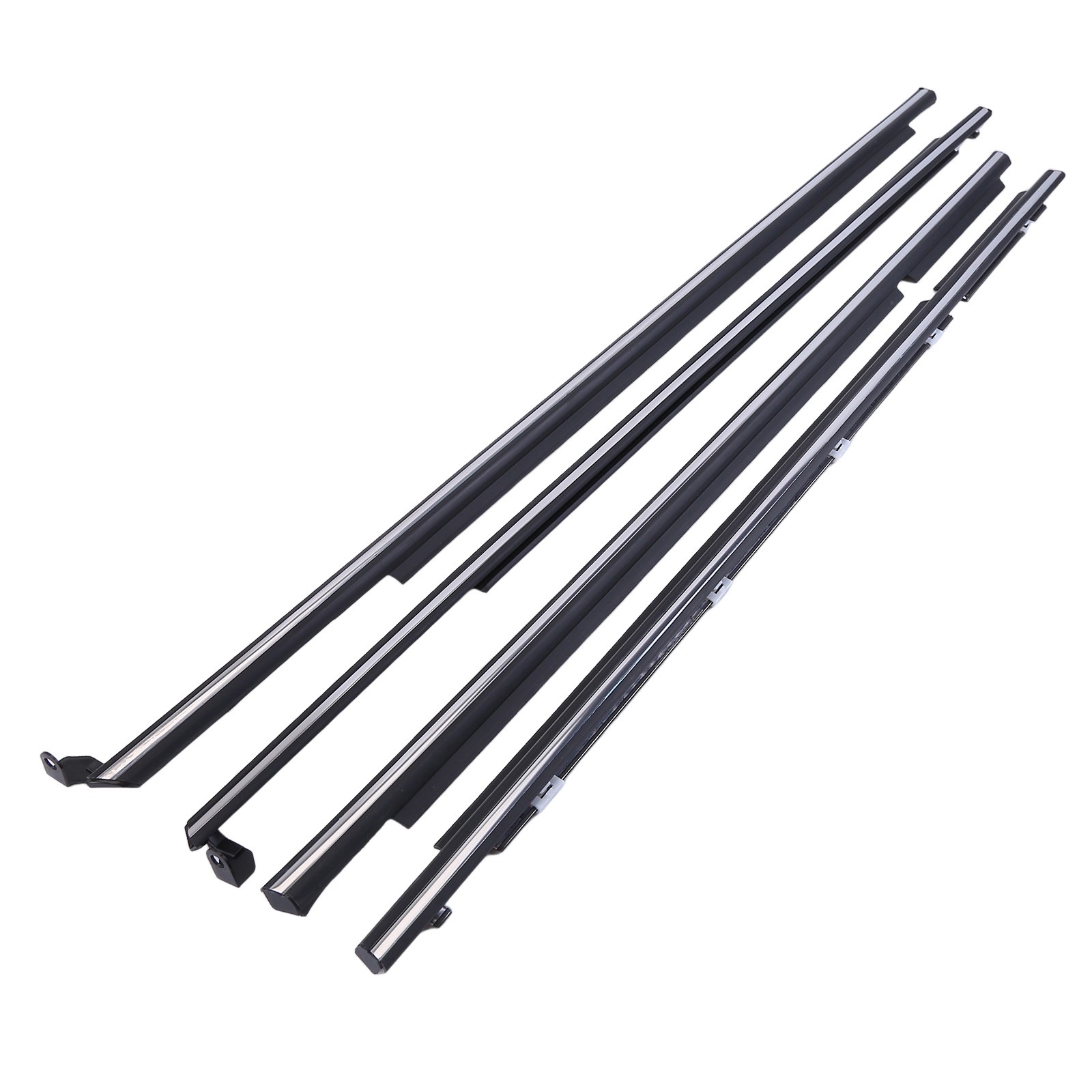 4Pcs For 1995-2002 Toyota Corolla Weatherstrip Window Moulding Trim Seal Belts
