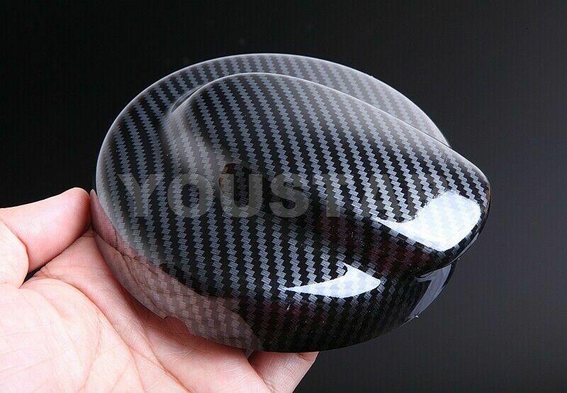 CARBON EFFECT Gas Cap Fuel Cover for MINI Cooper S Clubman R55 07-14 R56 06-13