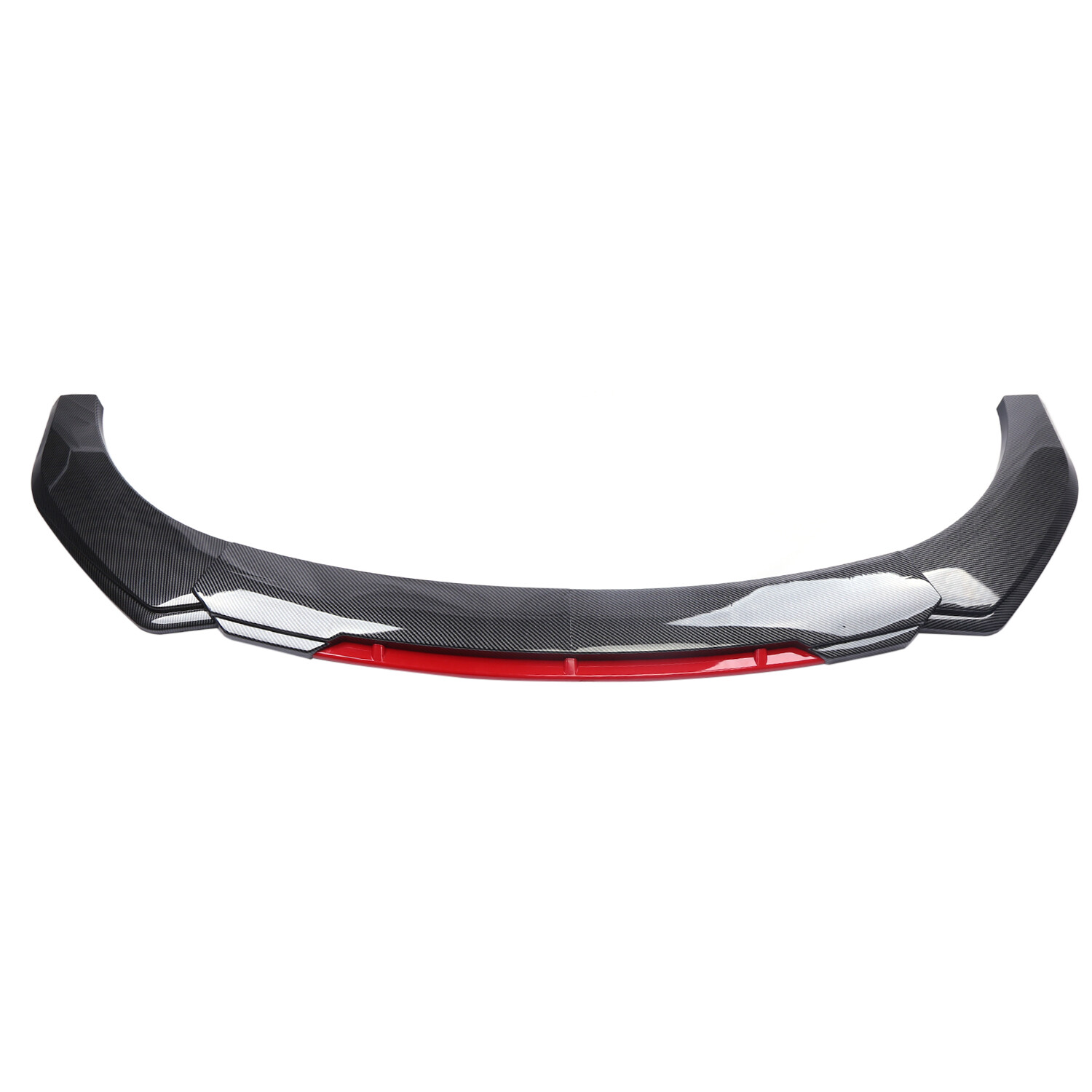 For Dodge Ram 1500 Front Bumper Lip Spoiler Splitter Strut Rods Carbon Fiber