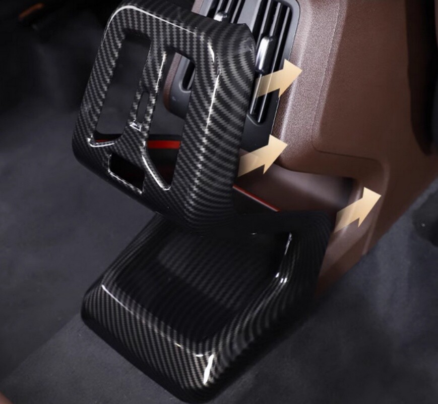 For BMW X1 iX1 2023-2024 Rear anti kick cover High quality of ABS Plastic 1PCS