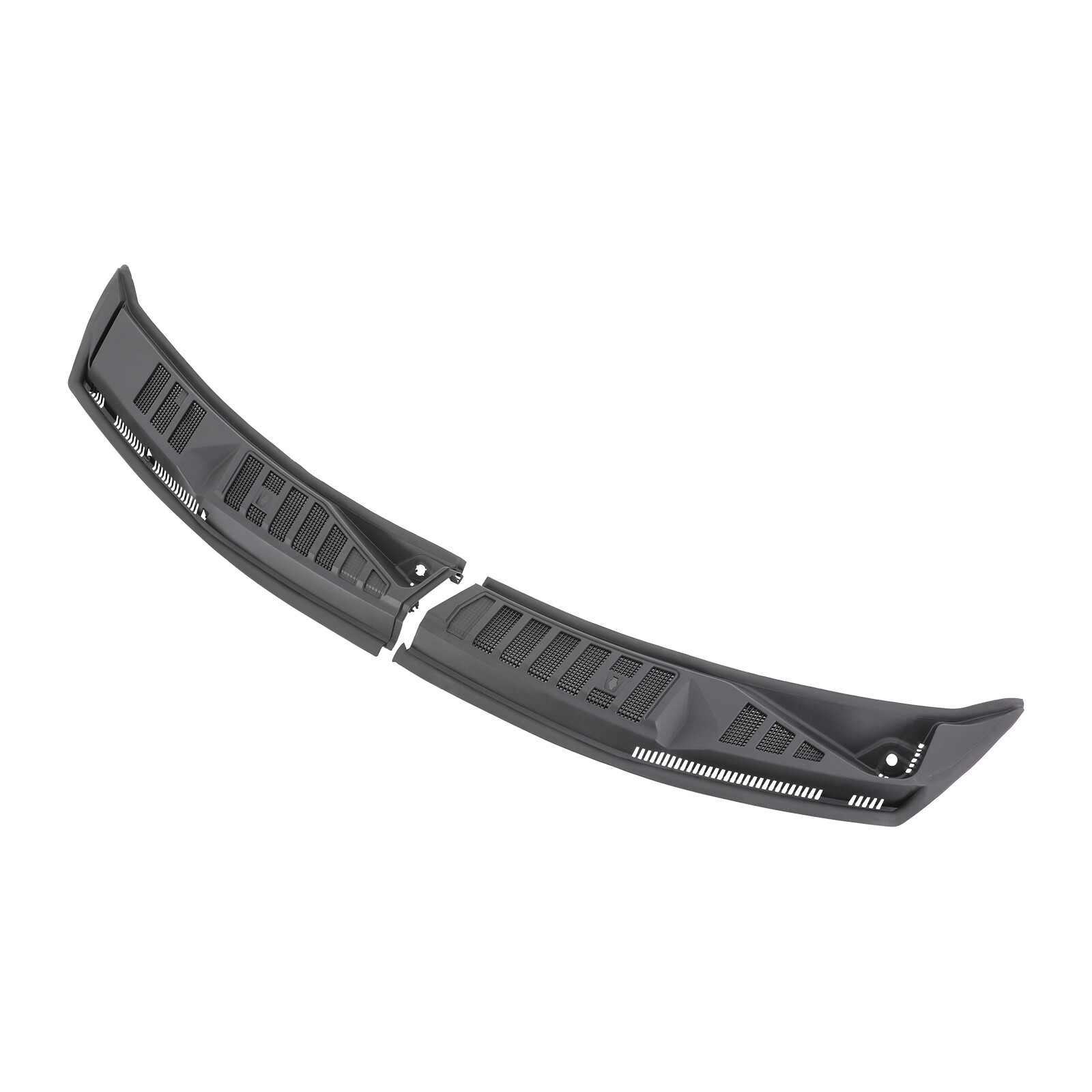 Windshield Wiper Cowl Grille for Ford F-150 2015-2020 Black Plastic Rubber