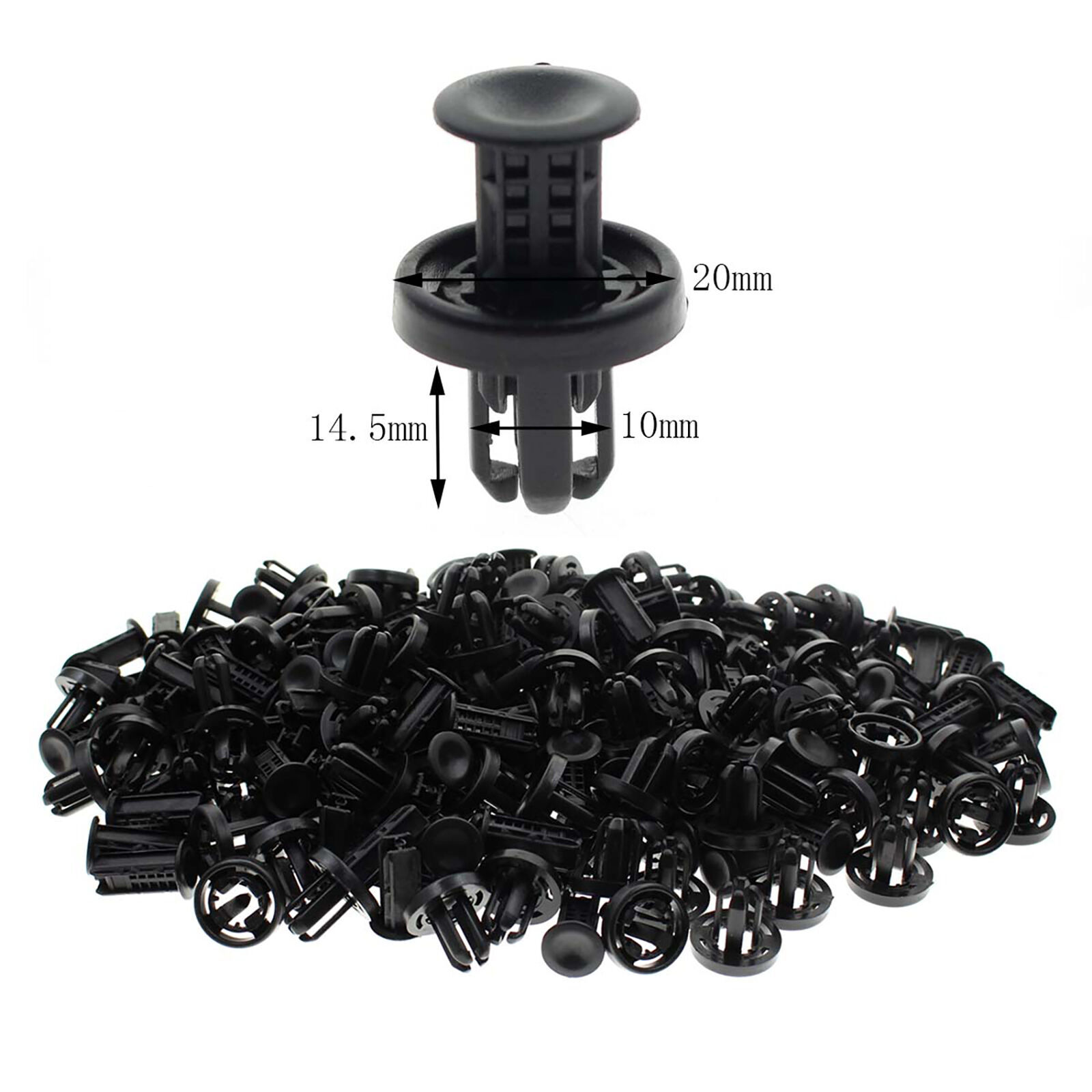 100Pcs Push Type Clips Fit For Car Honda Acura Part 91505TM8003 91505-TM8-003