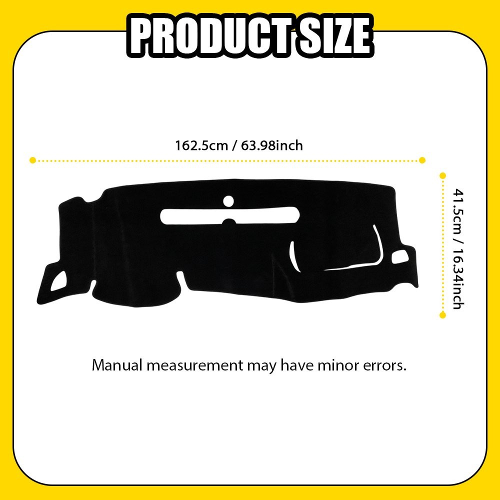 Car Dashboard Dash Pad Cover Mat Interiors for Chevy Silverado 1500 2007-2013