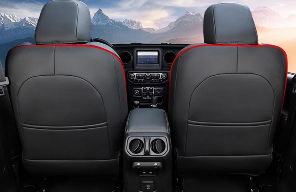 For Jeep Wrangler JL 2018-2025 Full surround seat cushion High quality leather