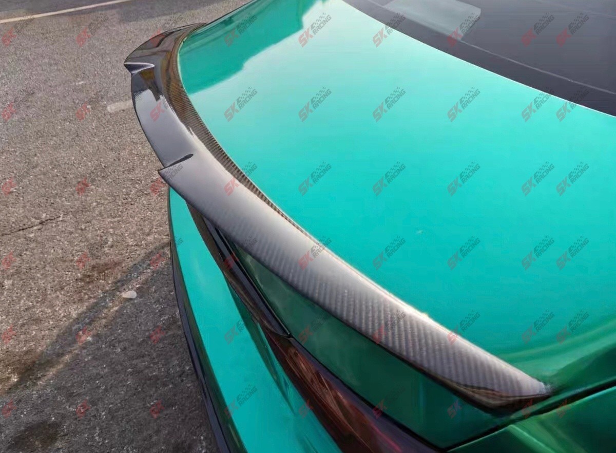 Dry Carbon/Wet Carbon Fiber Rear Trunk Spoiler Wing Fits 2014-2017 Infiniti Q50