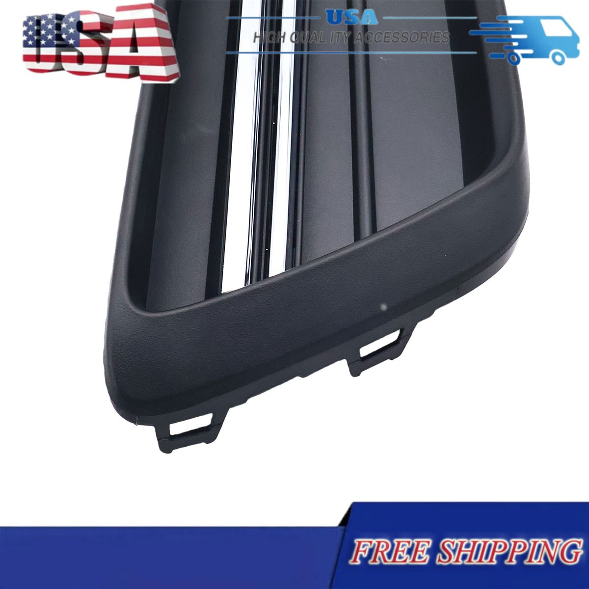 Front Fog Light Cover Textured Left Side For 2016-2019 Volkswagen Passat