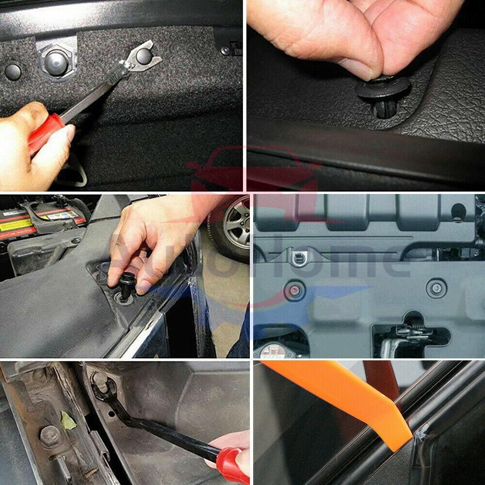 1101PCS Car Retainer Clips Auto Fasteners Push Trim Clips Pin Rivet Bumper Kit