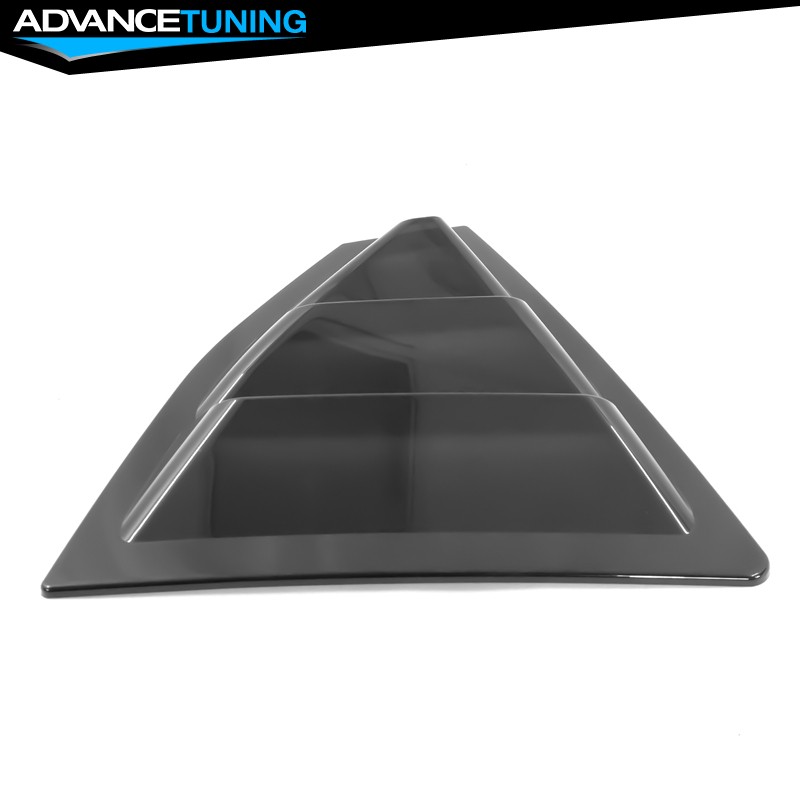 Fits 22-26 Subaru WRX Side Window Louvers Sun Shade Covers Black – Polycarbonate