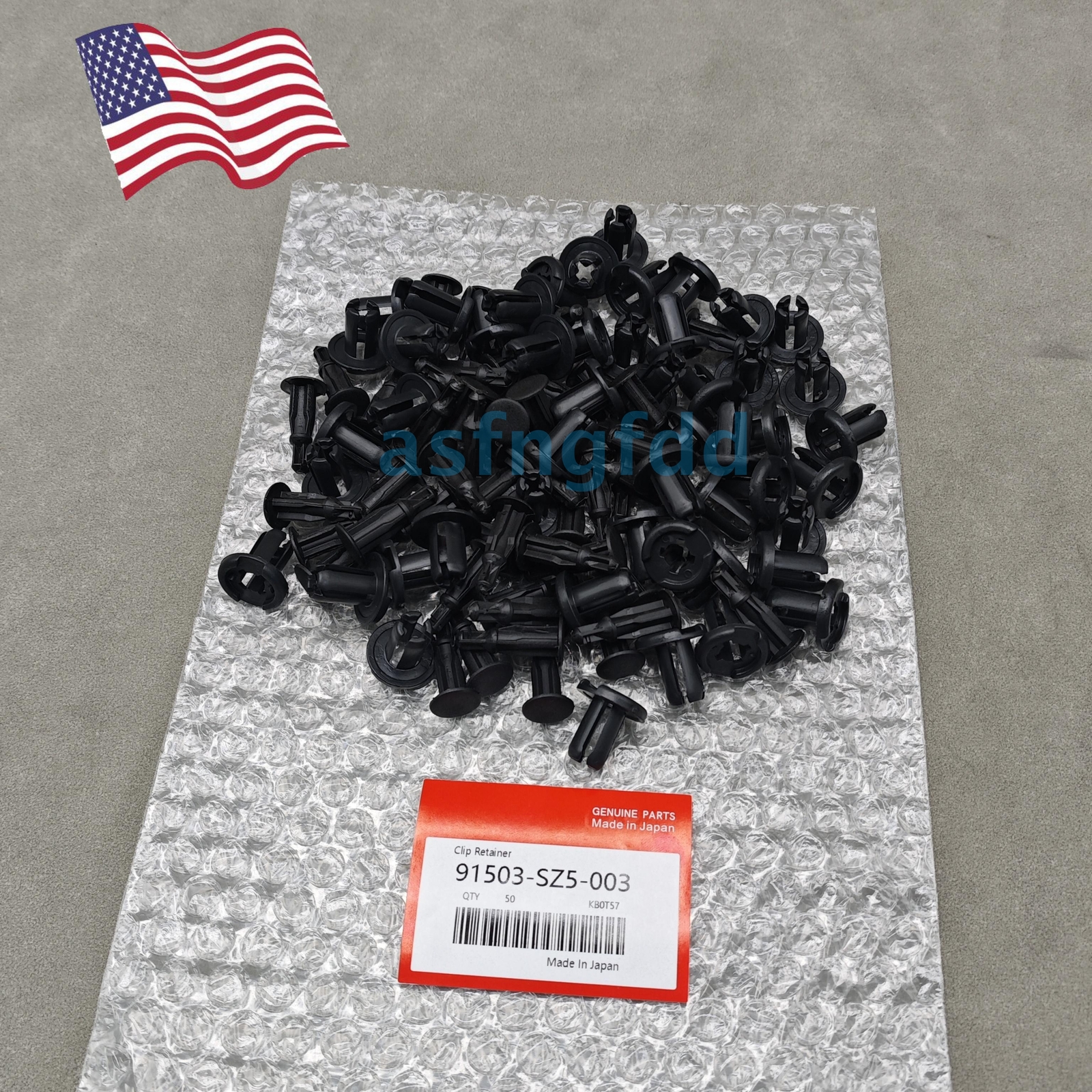 OEM 50X 10mm Clips Bumper Rivets Retainer Fastener Hood Fender For Honda New