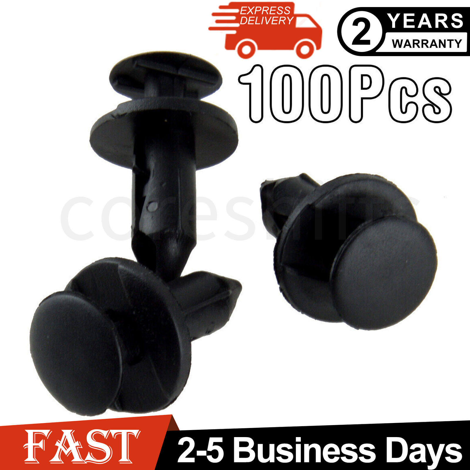 100pc Retainer Clip Push Pin Clip Fit For Chevrolet Cadillac Hummer Saturn GMC
