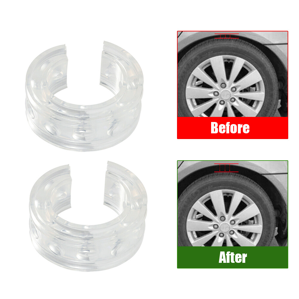 2pcs Type-B Car Rubber Shock Absorber Spring Bumper Buffer Power Cushion Parts