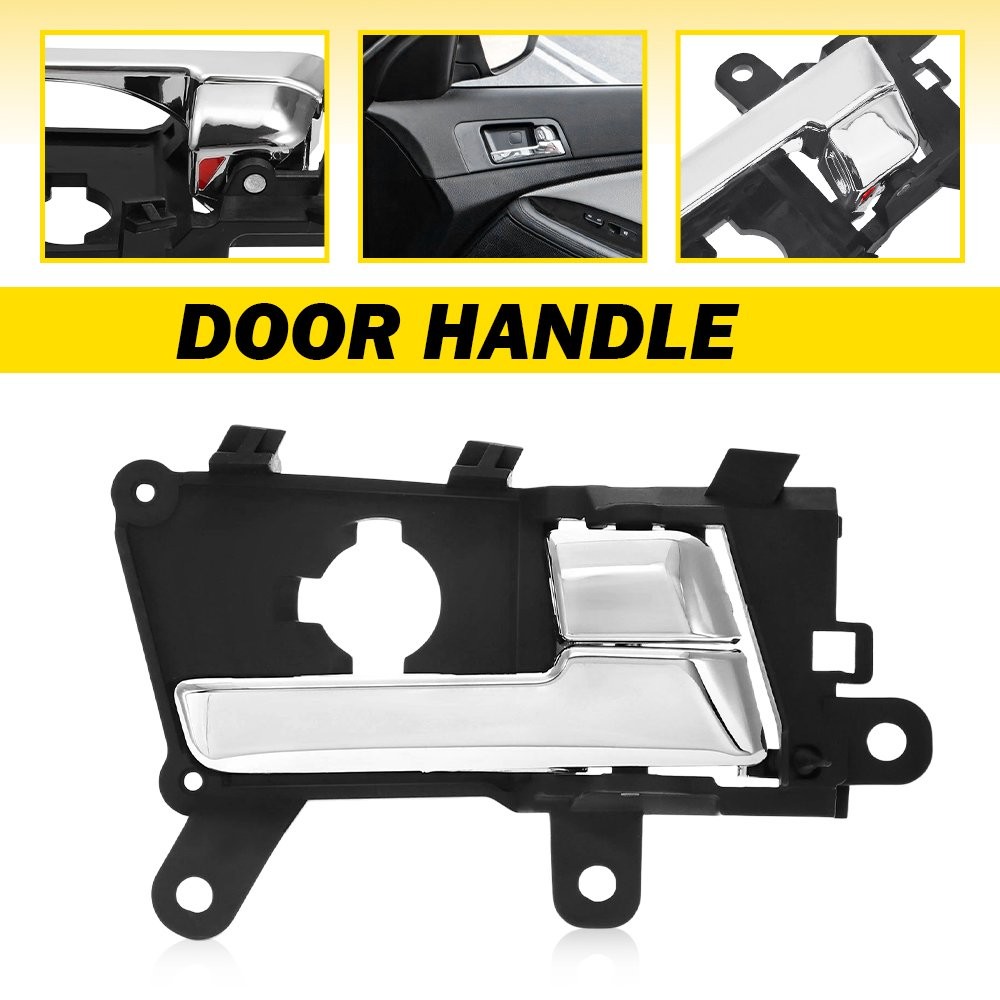 Front Right Interior Inner Door Handle Fits Kia Optima 2011-2013 Black&Chrome ED