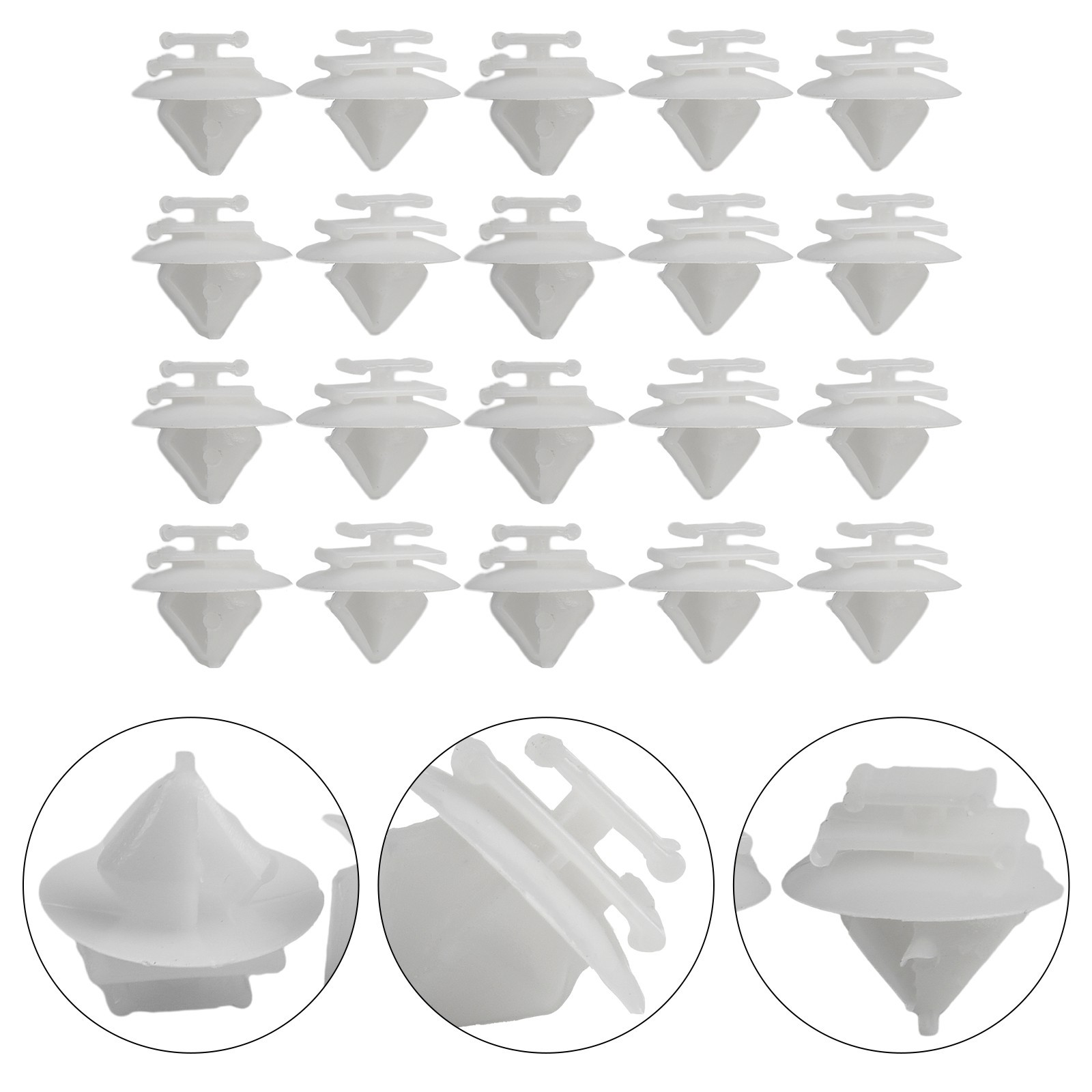 20Pcs Car Exterior Door Trim Clips for C2 C3 206 207 8565 40 856540 7701056846