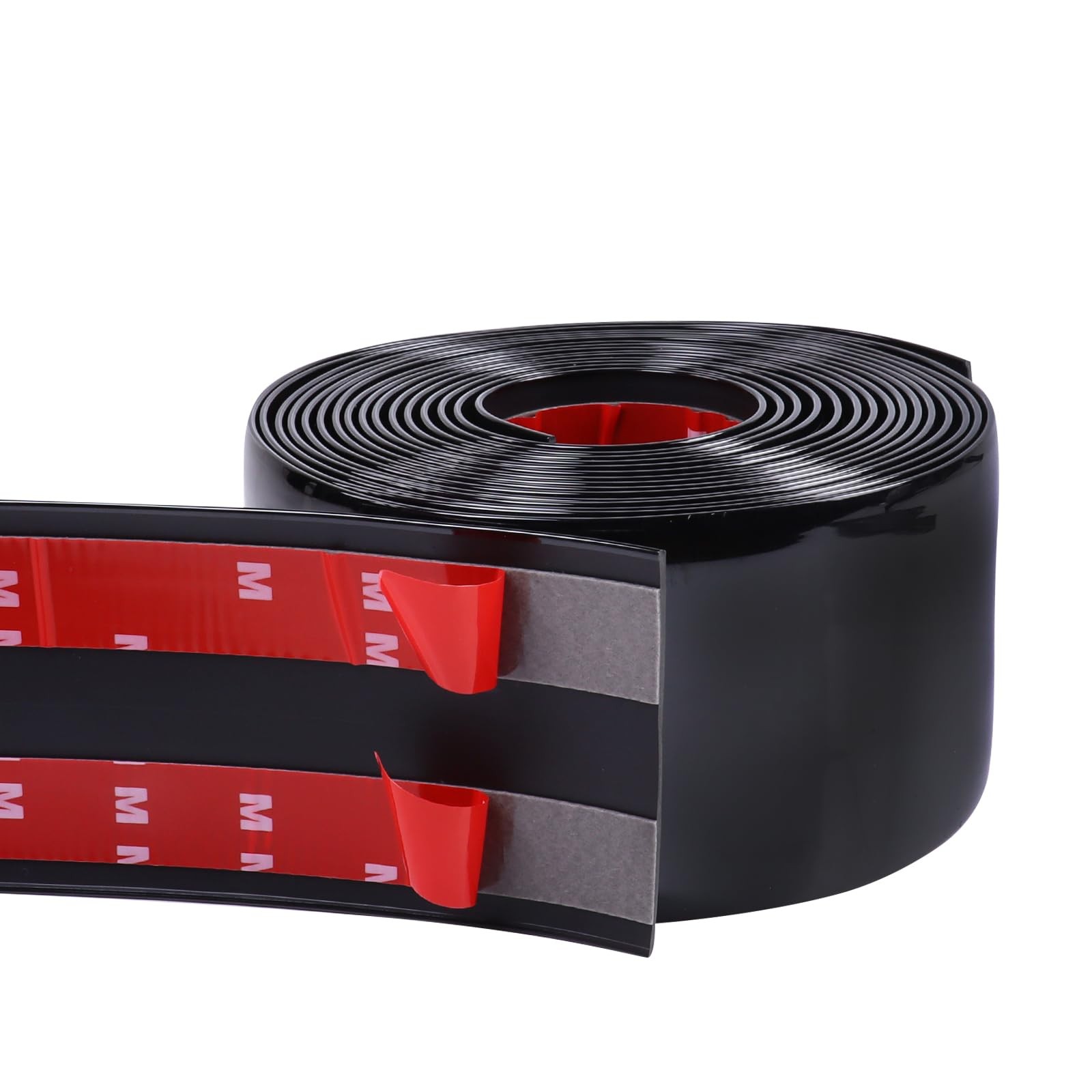 SBWLKJ 16FT Automotive Trim Molding 4″(100mm) Wide Heavy 4 in Wide, Black