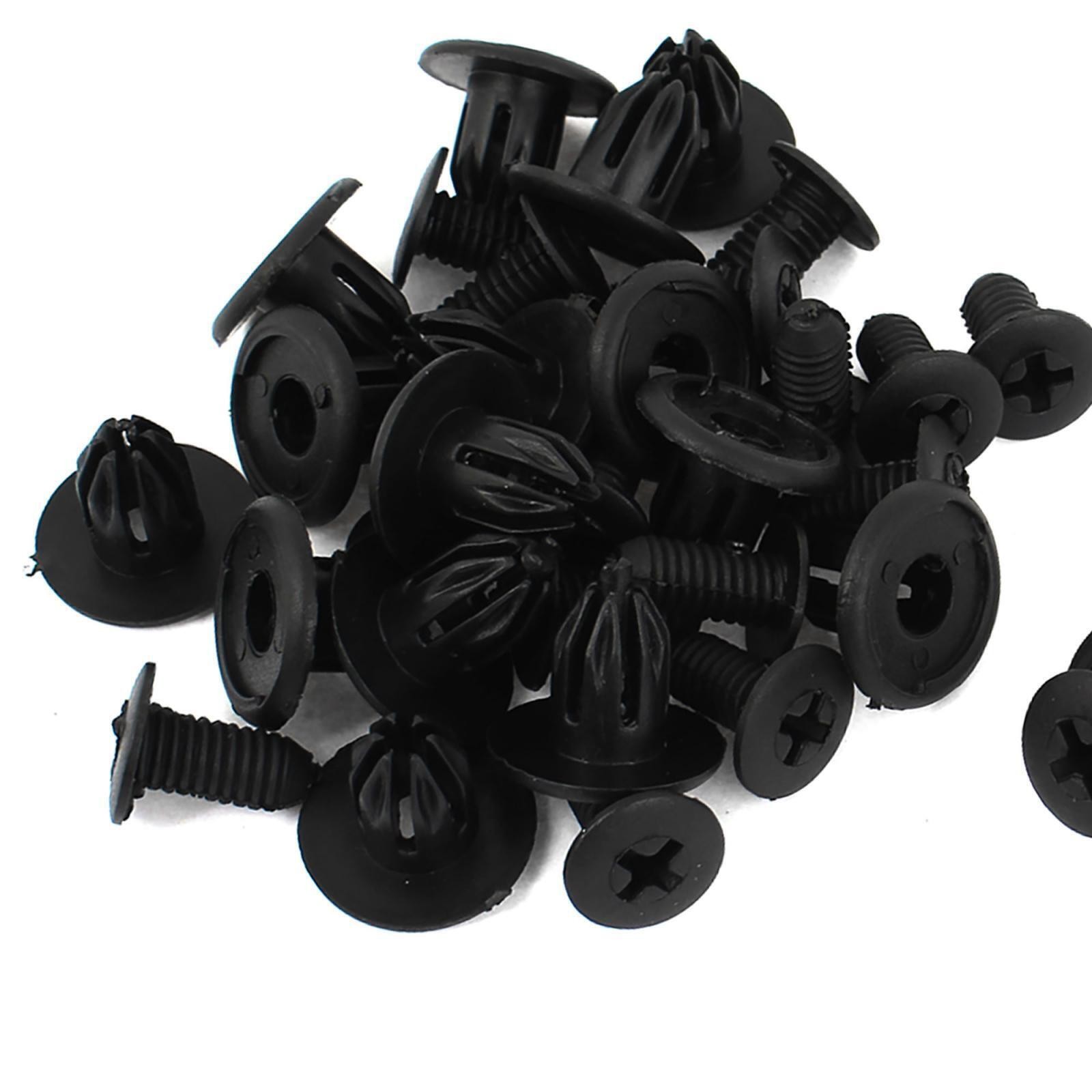 16 Pcs Plastic Rivets Retainer Clip 10mm x 14mm x 20mm for Car Bumper Fender