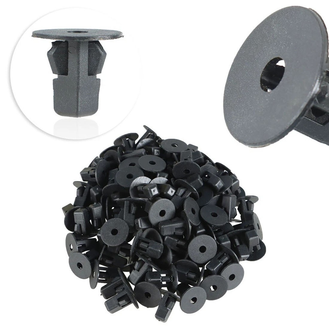 100 Pcs Car Fastener Clips Bumper Inner Fender Rivets Push 8×8.2mm For Toyota