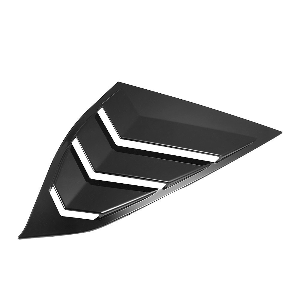 Rear Window Quarter Fits For 2018-2022 Honda Accord JDM Gloss Black Glossy Black