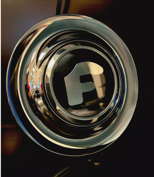 FORGIATO XL LARGE BIG FLOATING CAP CHROME WITH SILVER F 20″/22″/24″/26″/28″/30″