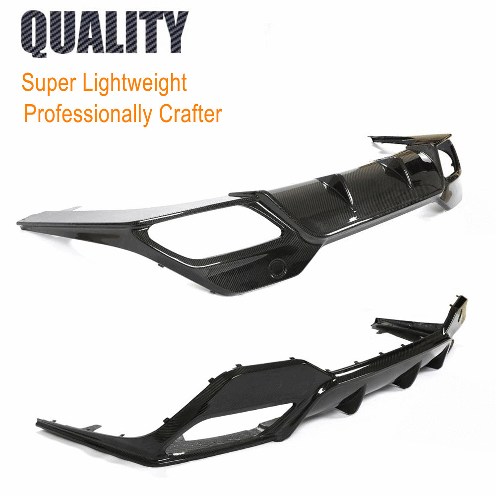 Fit for BMW 8 Series G16 840i M850i M-Sport DRY Carbon Rear Bumper Diffuser Lip