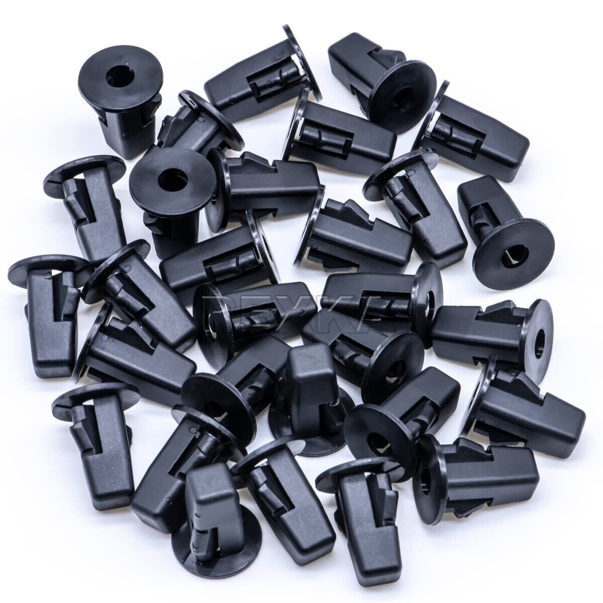 Set of 20 Toyota Fender Liner Retainer Clips Grommets in Black Nylon 90189-06214