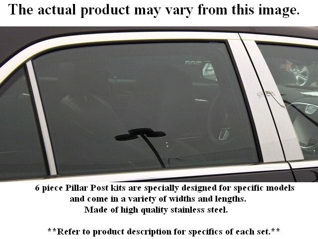 Stainless Steel Pillar Trim 6 Pc For 2002-2006 Infiniti Q45