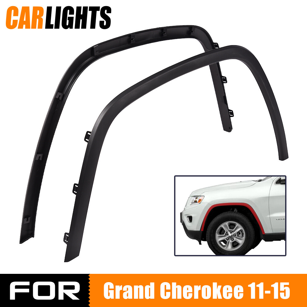 Fender Flares Front Left Right Side Black Fit For 2011-2017 Jeep Grand Cherokee