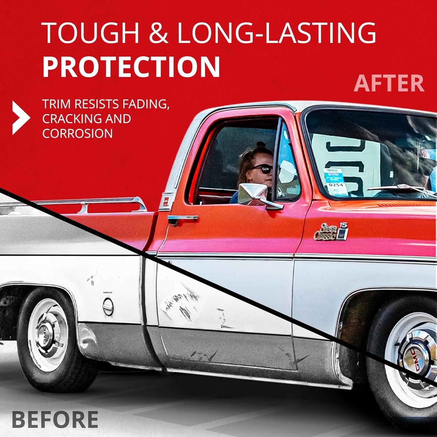 ALL-FIT Replacement Side Molding Trim Square Body Style 1973-87 Chevy/GMC Truck