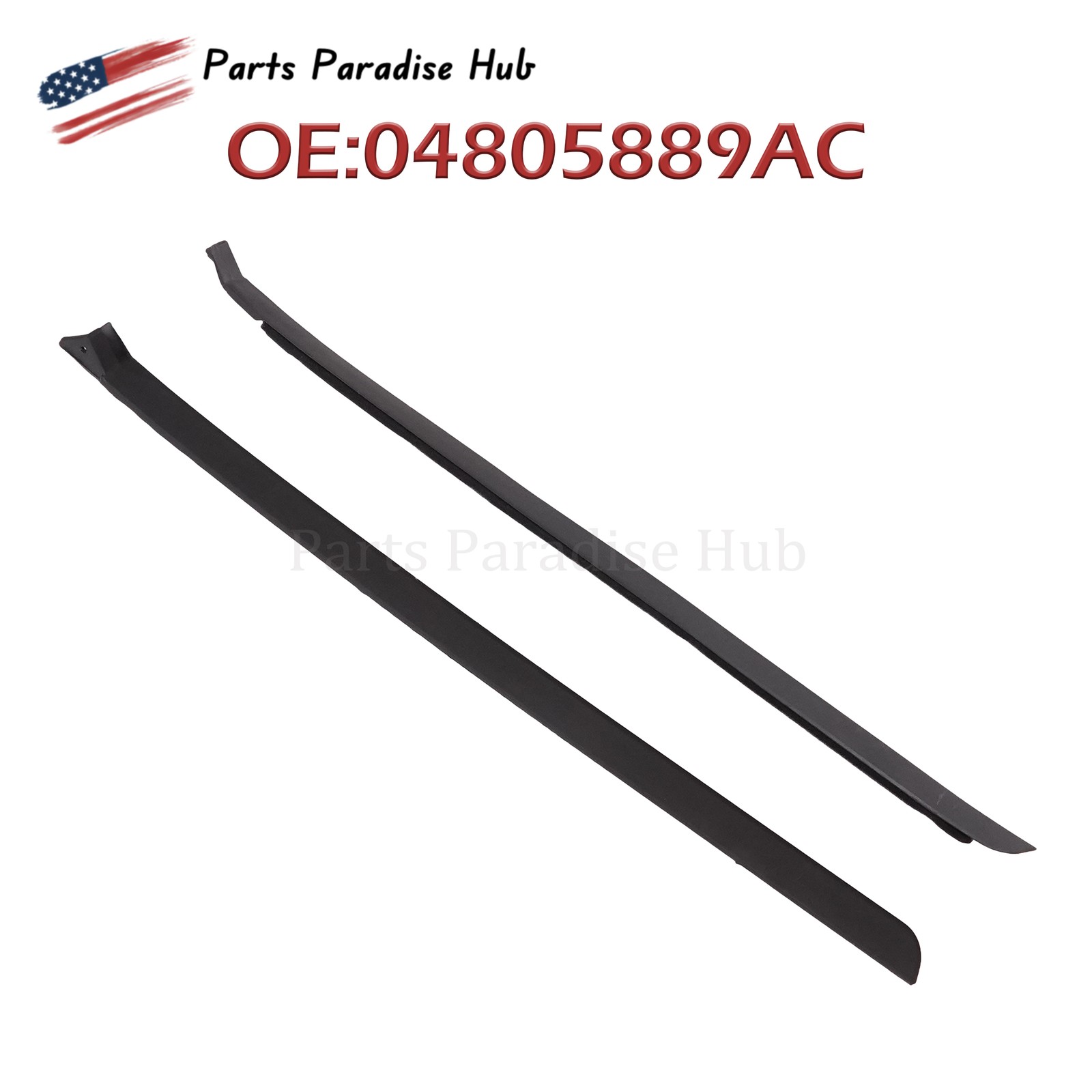 NEW Pair Windshield Pillar Molding For 05-10 Chrysler 300 Dodge Magnum Charger