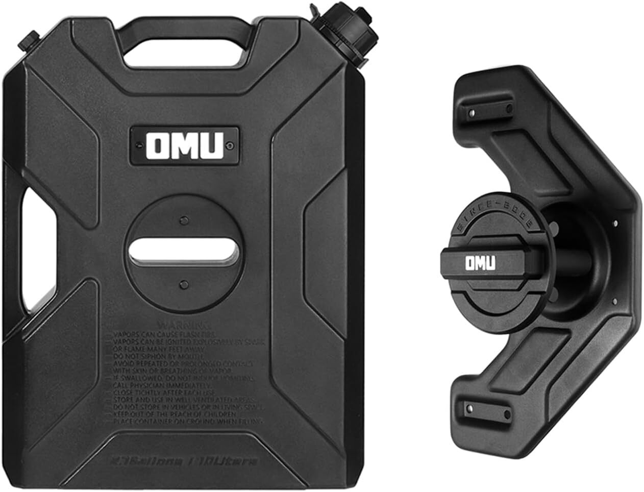 OMU Door Mount Fuel Tank Can Gas Container Aluminium for Jeep Wrangler JK JL JT