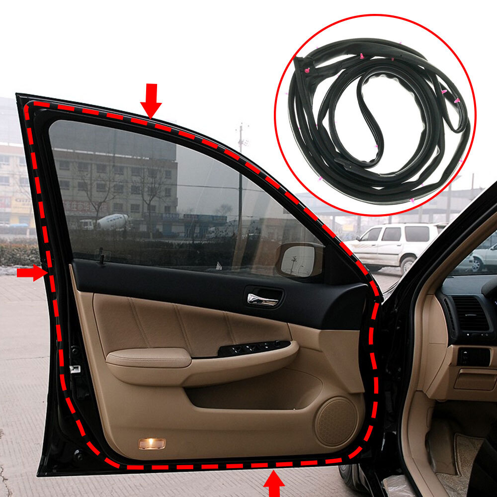 Custom Fit Accord Sedan 2003-07 Front Left Door Weather Strip Seal Strip Rubber