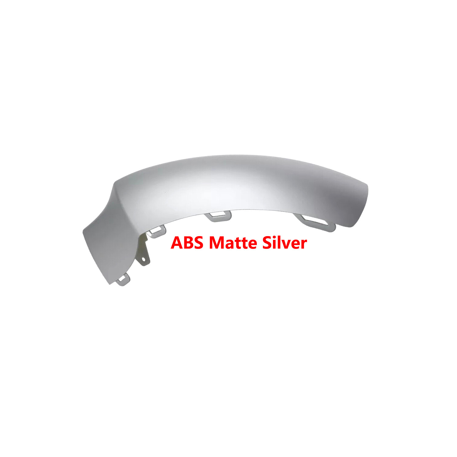 Matte Silver Left Side Front Bumper Trim For Mercedes W166 C292 GLE 43AMG 16-19