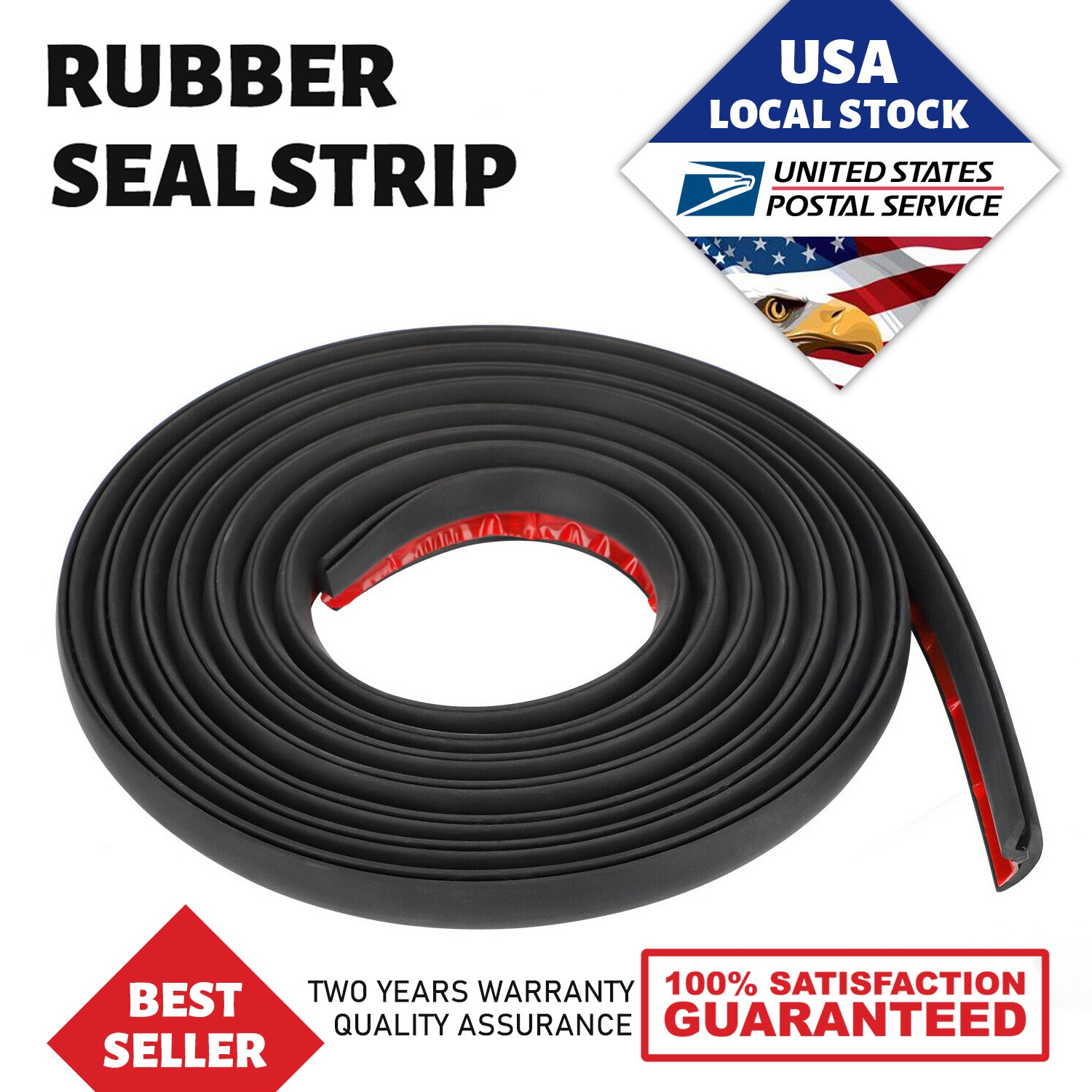 3M / 10Ft Car Door Edge Trim Guard Molding Rubber Seal Strip Scratch Protector