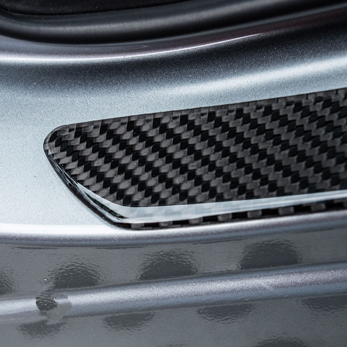 Carbon Fiber Car Door Welcome Plate Sill Scuff Cover Panel Sticker For CAMARO SS