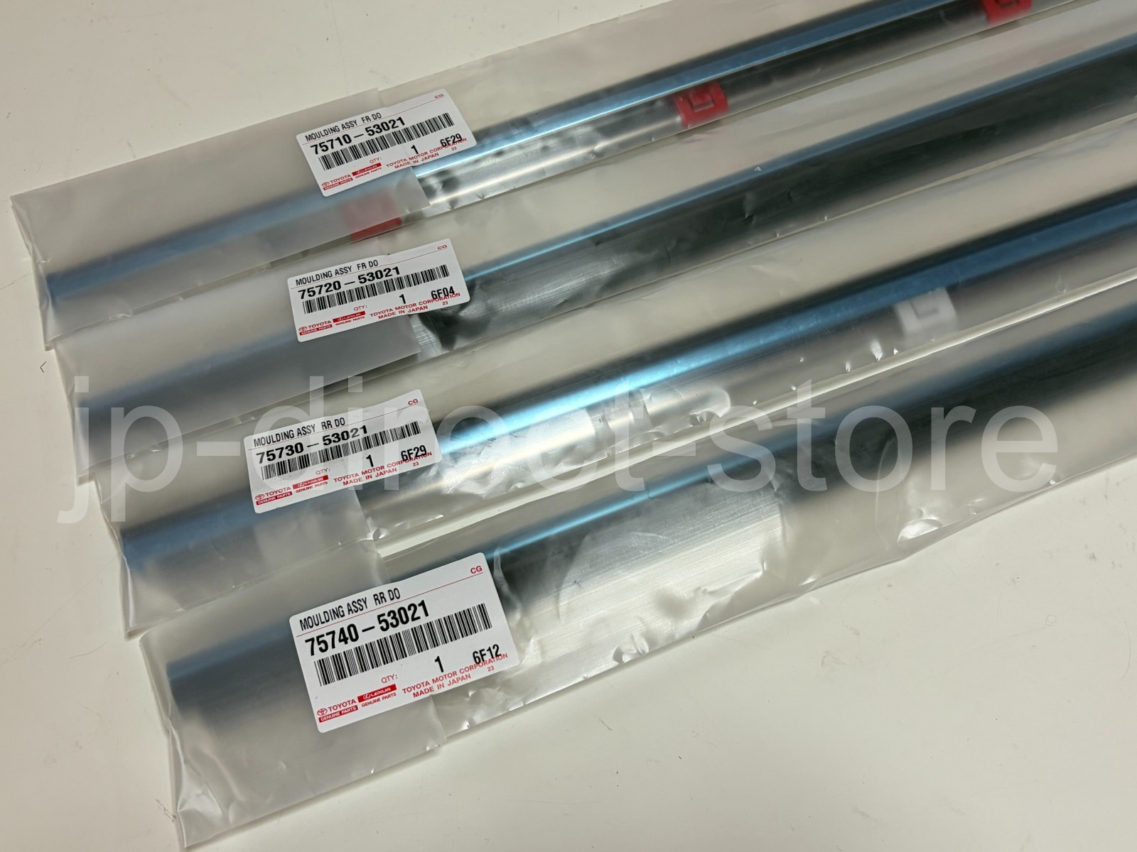 Genuine Lexus 06-14 IS250 IS350 IS-F Front Rear Window Door Belt Molding Set OEM