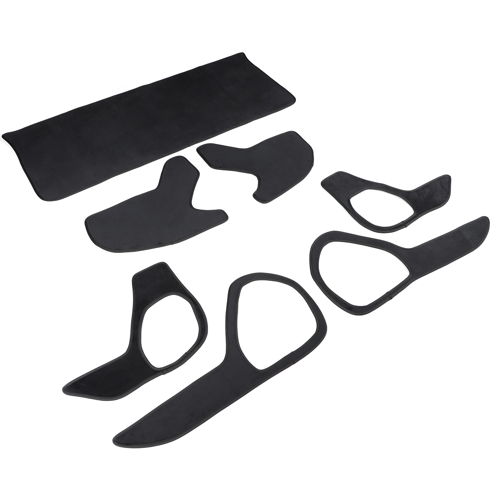 Car Inner Door Anti Kick Pad Protection For Hummer EV 2022-2024 Velvet Pad 7PCS