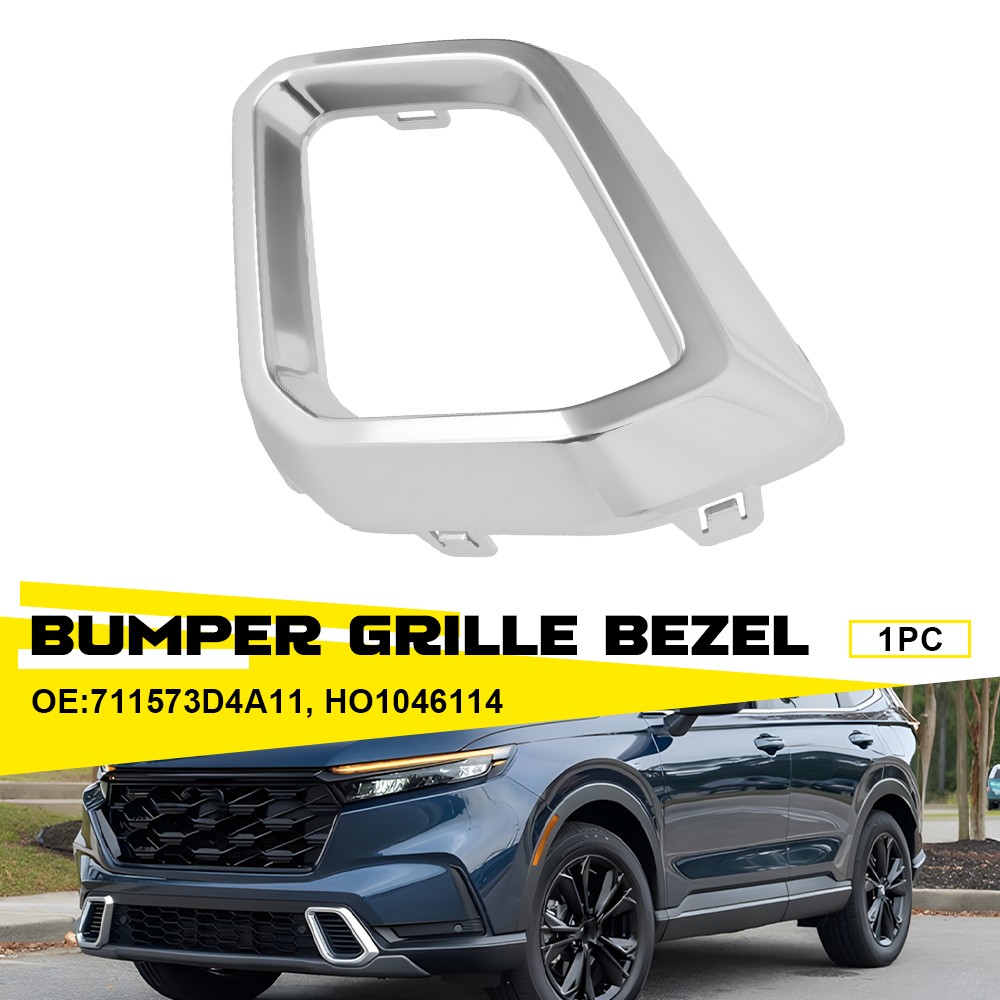 For Honda CR-V 2023-2025 Front Bumper Lower Grille Trim Chrome Style Left/Right