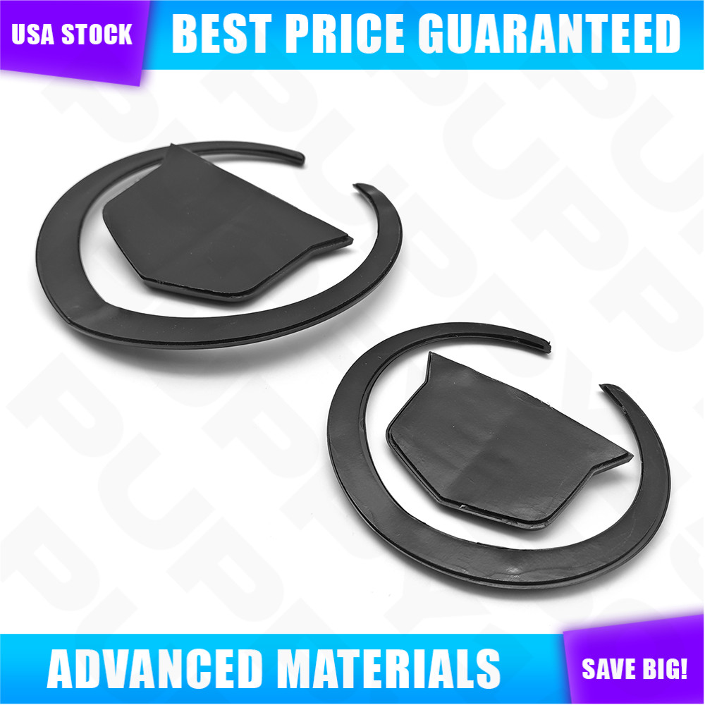 Black Front Grille Rear Trunk Lid Emblem Badge for Escalade CTS SRX ATS CT6