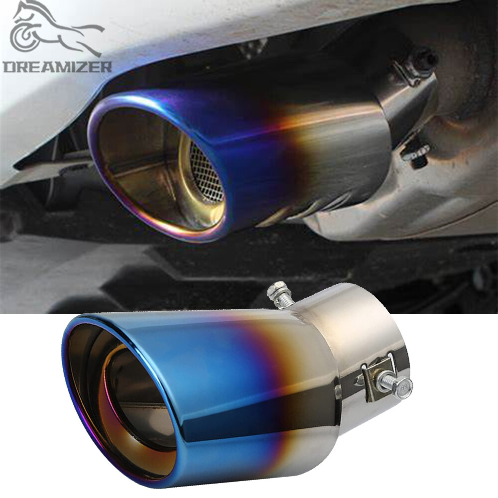 Car Exhaust Pipe Muffler Tail Tip 1.5″-2″ Stainless Steel For Toyota Corolla LE