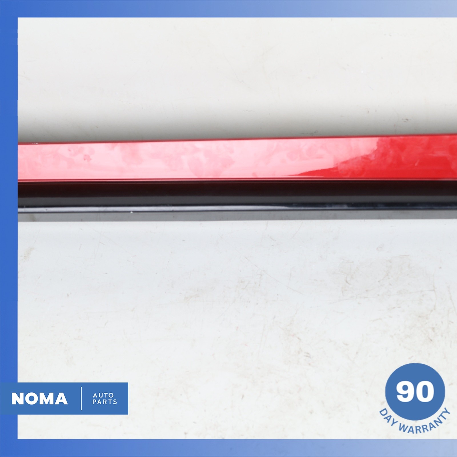 17-20 Jaguar X760 XE Sport Right Side Skirt Rocker Molding Panel Red OEM