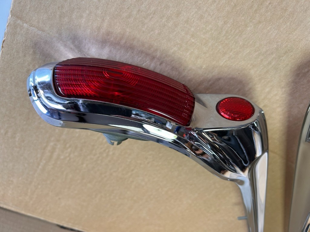 1952 Oldsmobile 88 Deluxe Rear Crown & Tail Light Assemblies NOS GM!